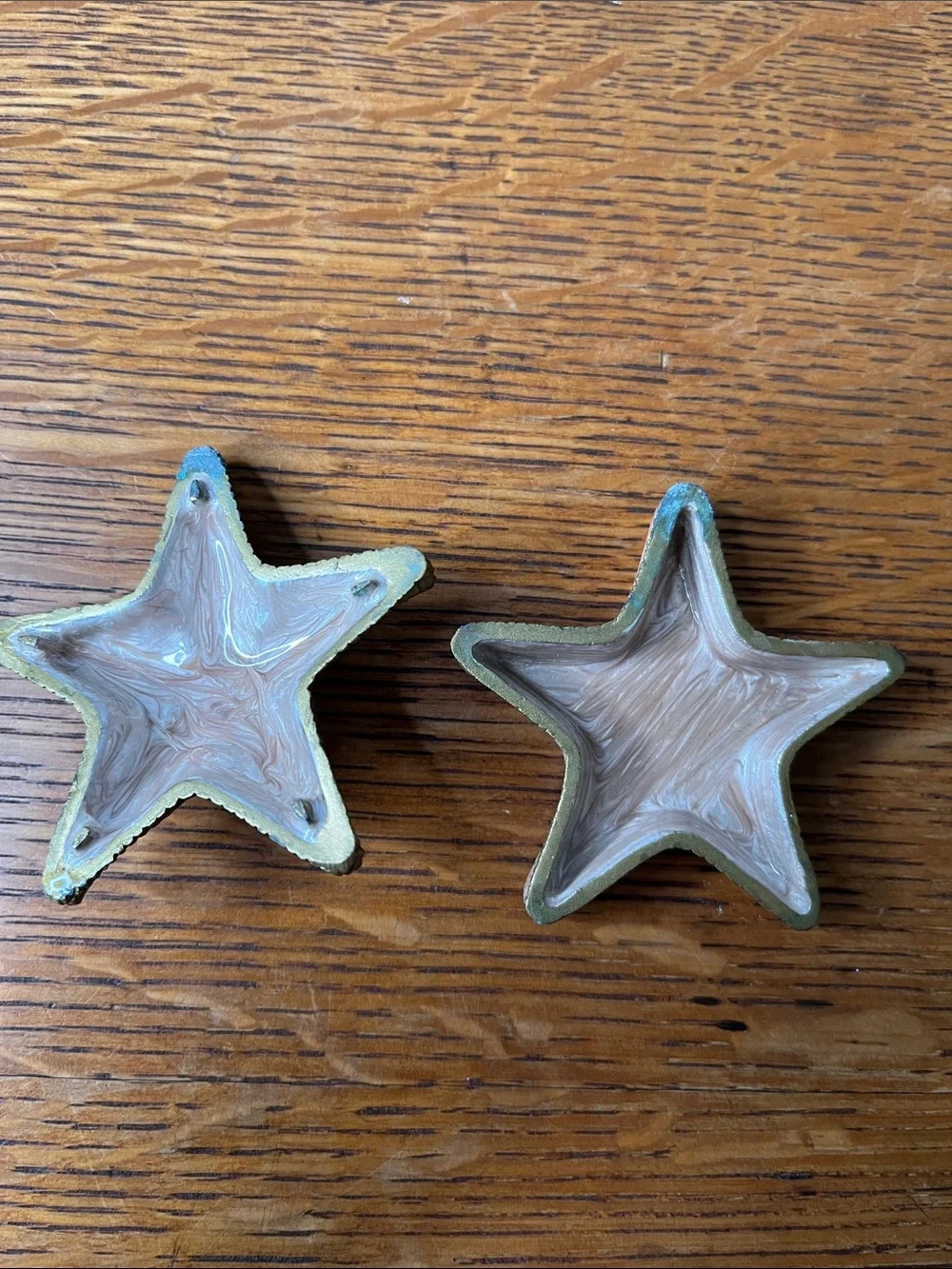 Vintage Enamel & Rhinestone Starfish Trinket Box | Coastal Beachy Ring Dish